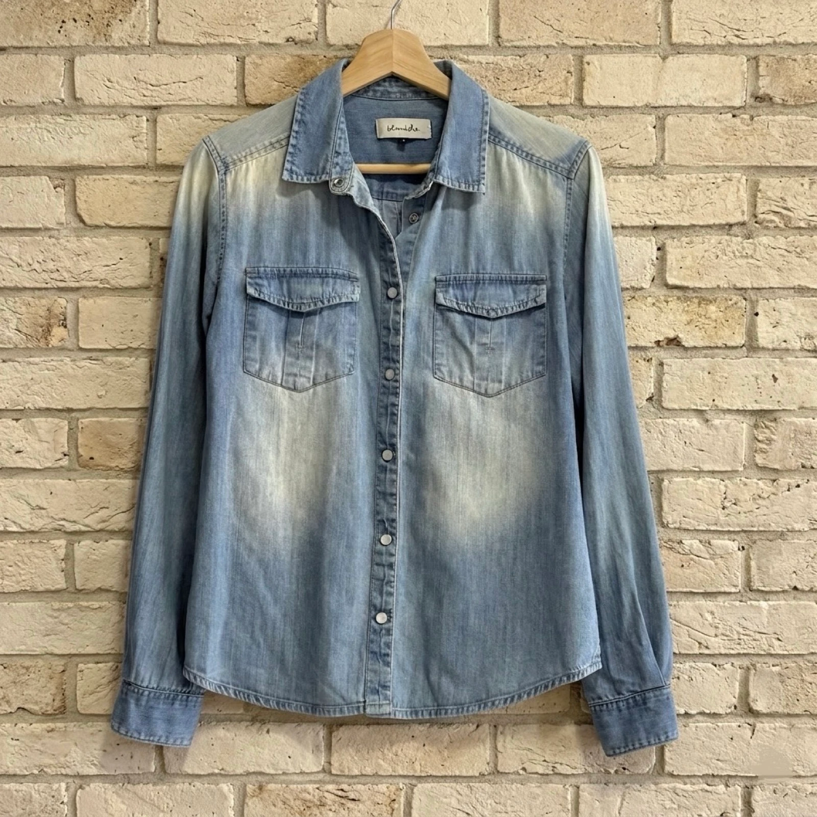 Blendshe Camisa vaquera efecto desgastado